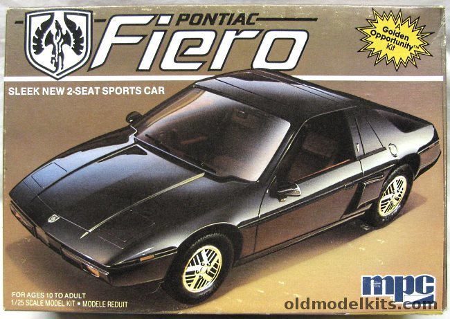 MPC 1/25 Pontiac Fiero, 1-0715 plastic model kit